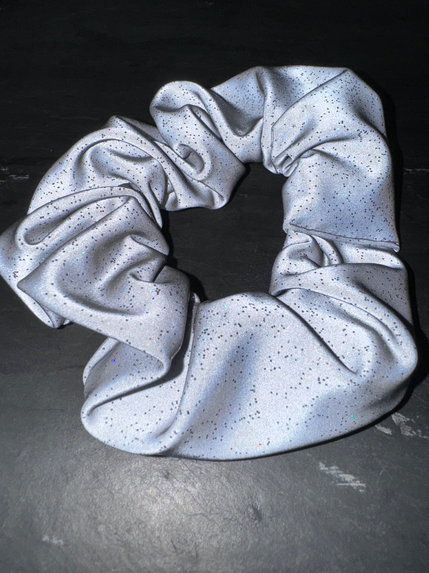Jumbo Rainbow Sparkle Scrunchie / Wristband, Reflective