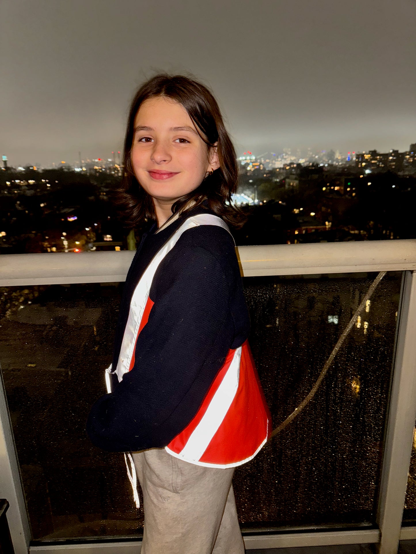 The Vespert Reflective Hi Vis Vest, Eco Cotton Candy