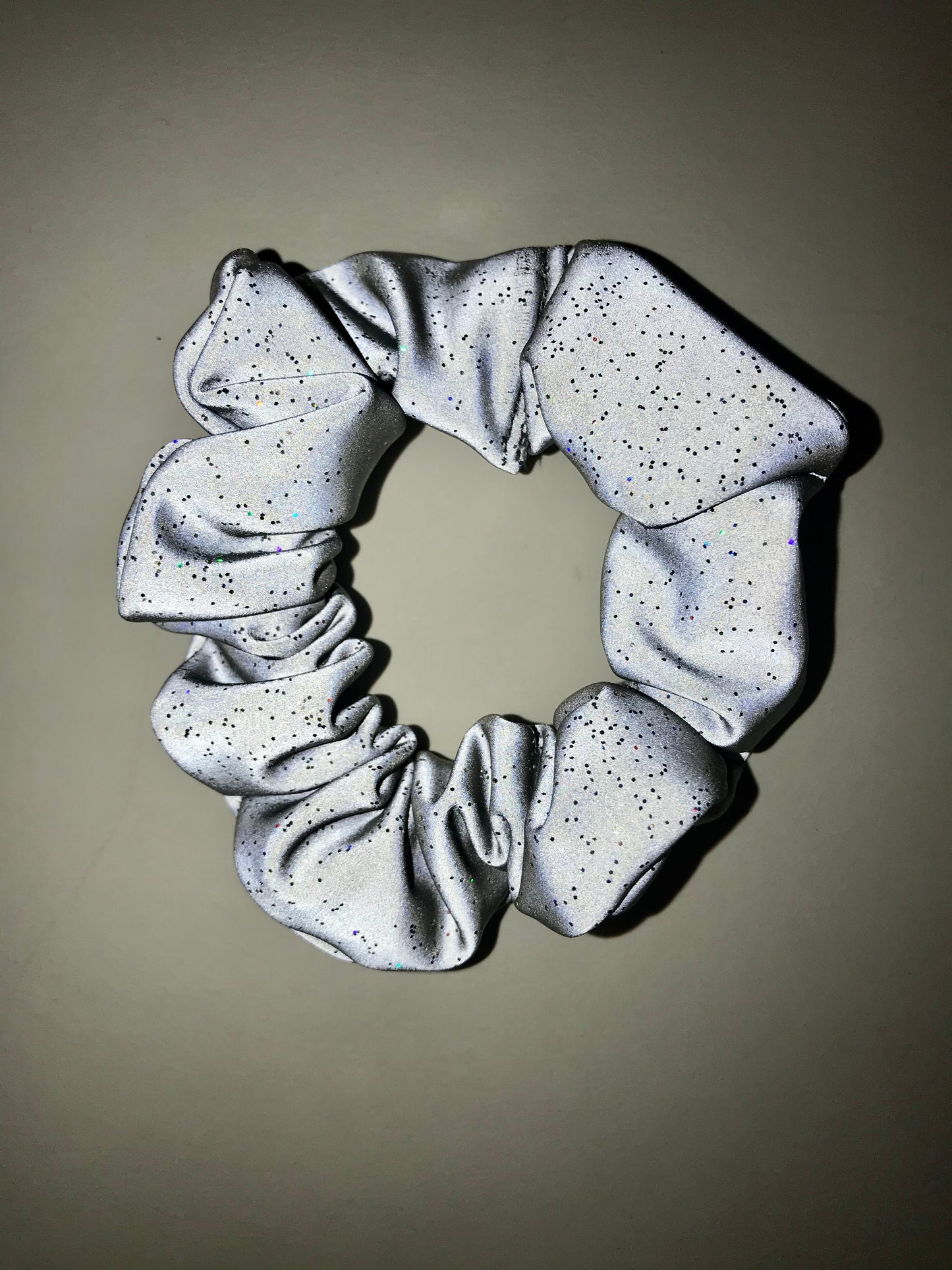 Rainbow Sparkle Scrunchie / Wristband, Reflective