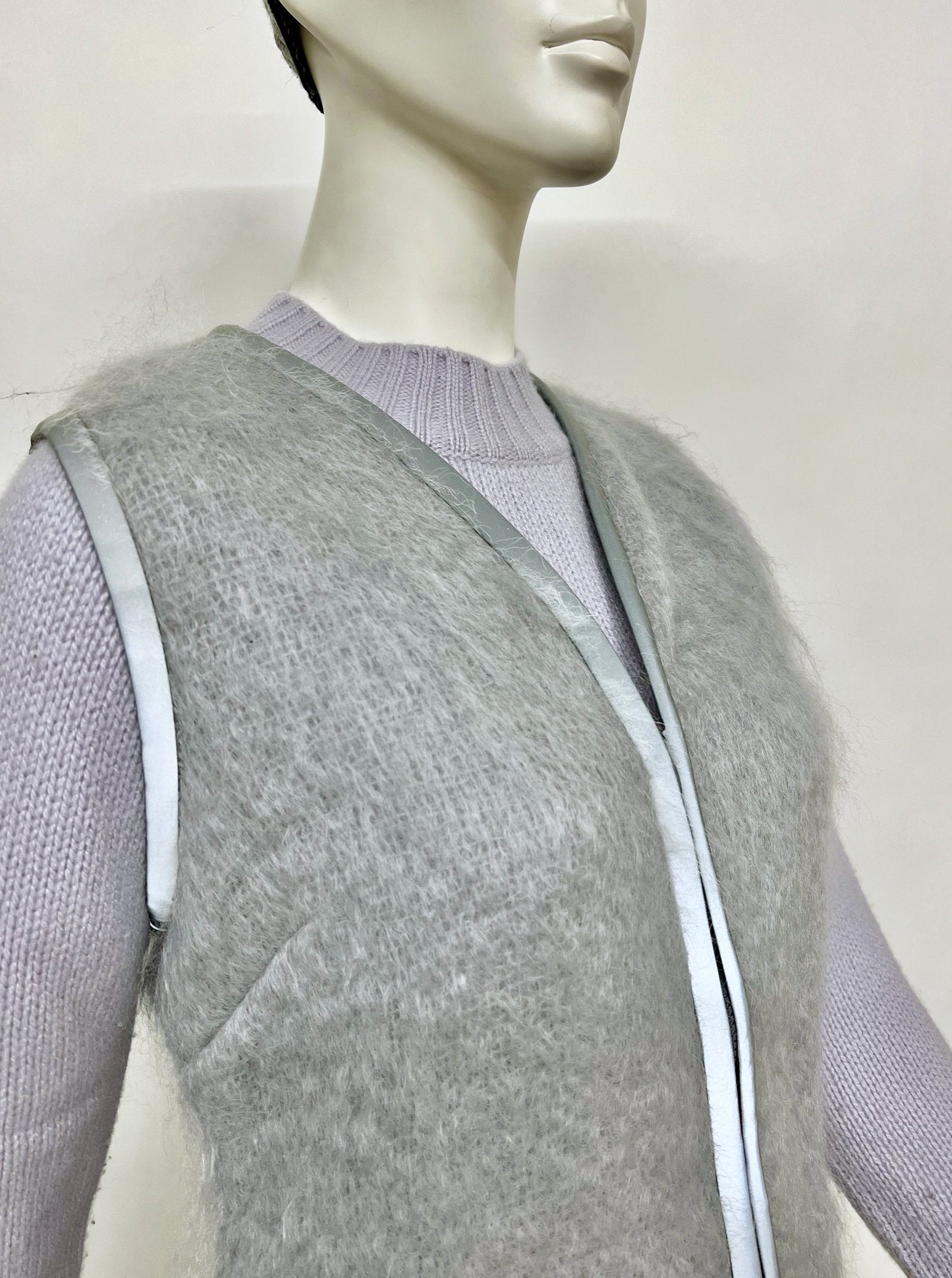 Vespertine NYC mohair reflective vest