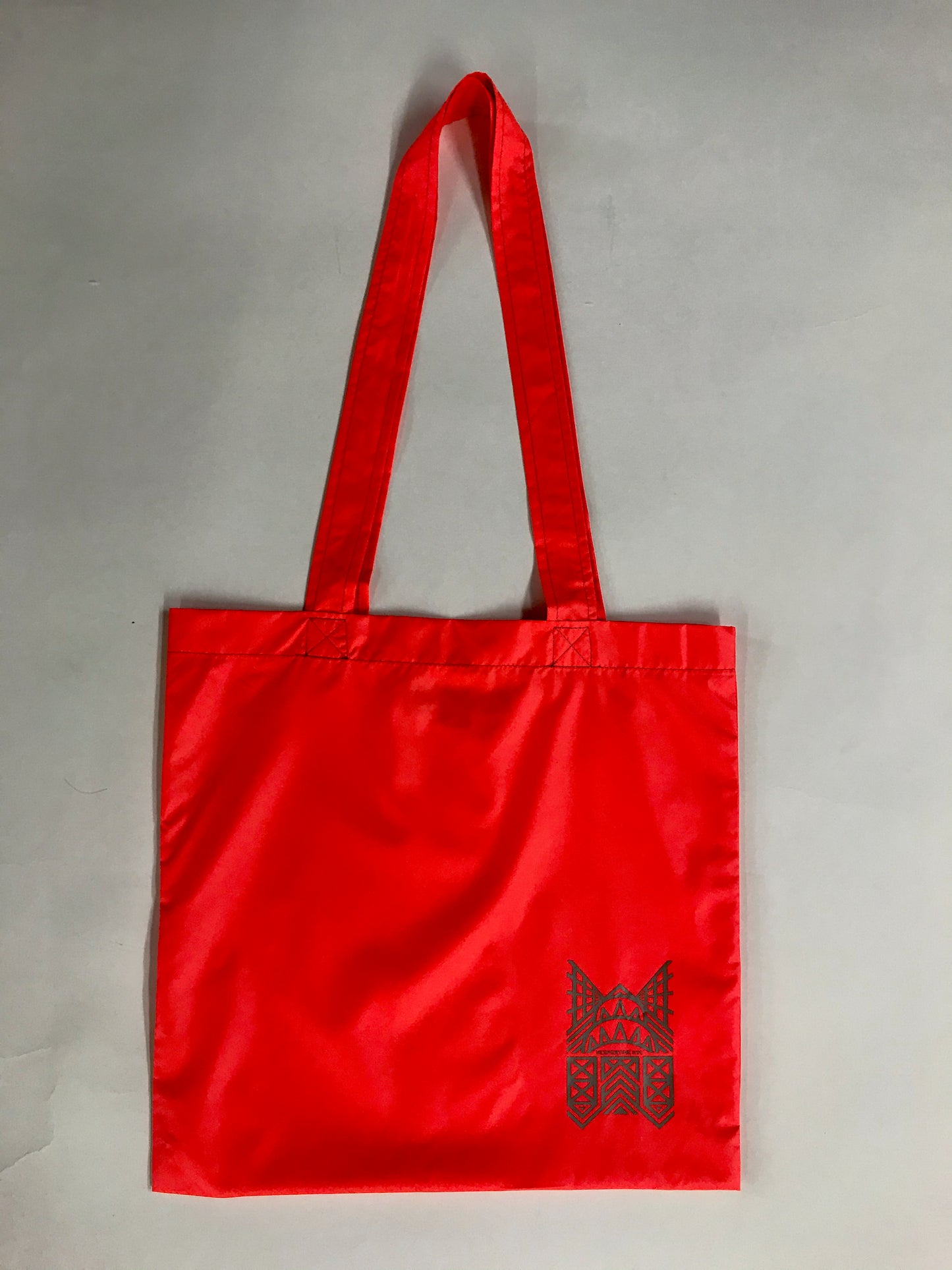 Zero Waste Tote w/Reflective Graphic, Eco Flame