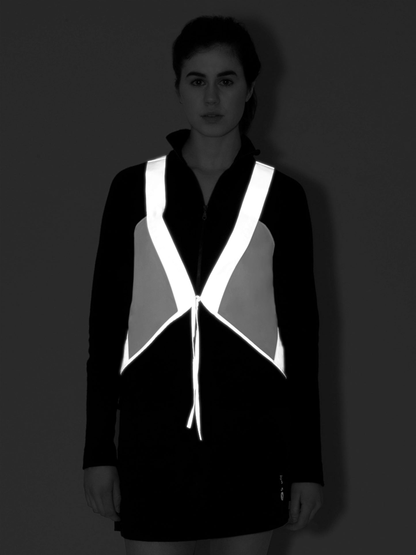 The Color Block Vespert Reflective Hi Vis Vest, Eco Cotton Candy & Eco Flame