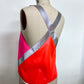 The Color Block Vespert Reflective Hi Vis Vest, Eco Cotton Candy & Eco Flame