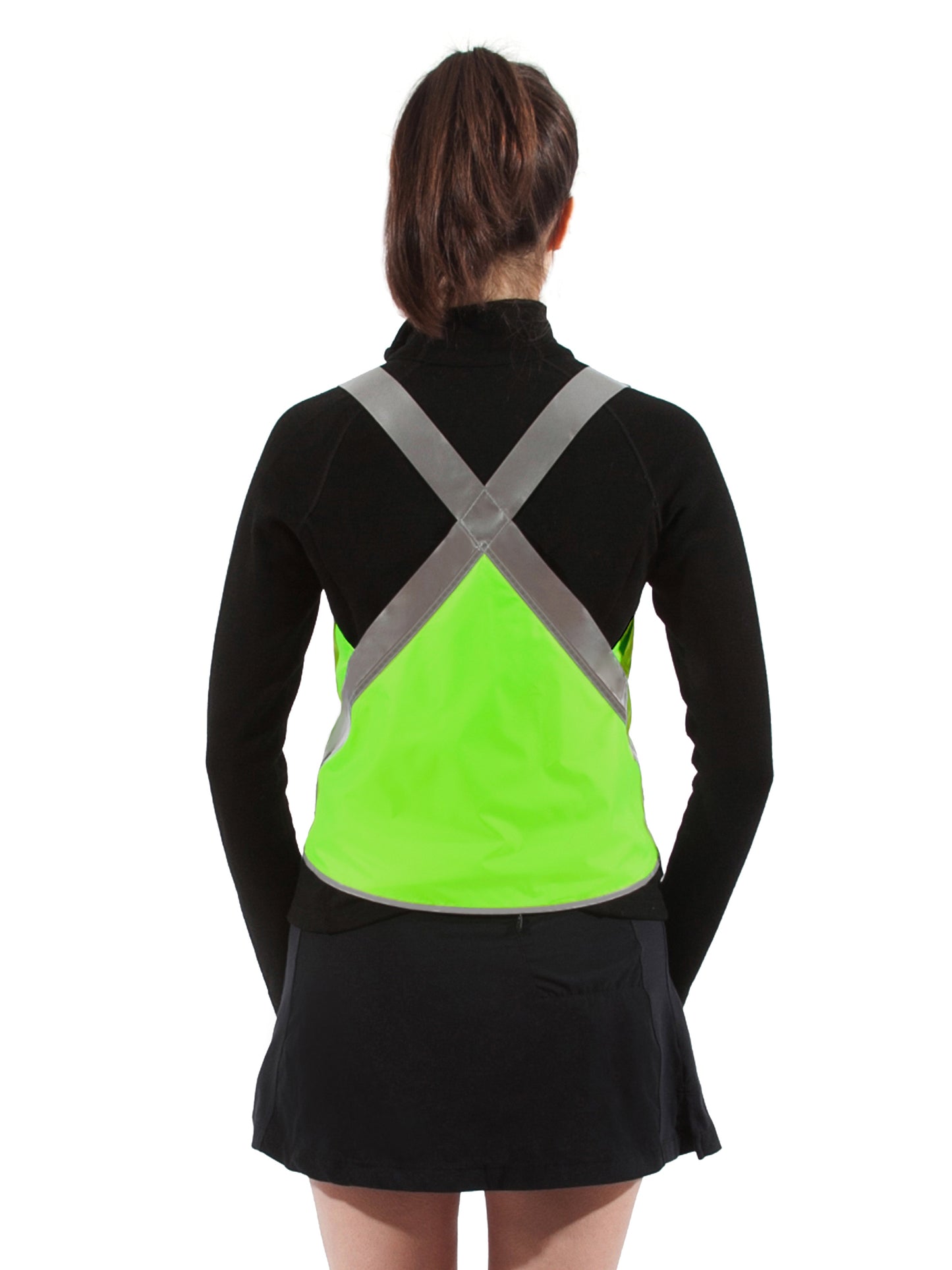 The Vespert Reflective Hi Vis Vest, Eco Lime