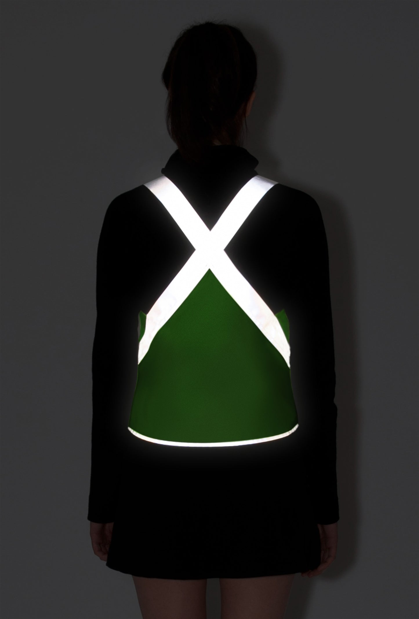 The Vespert Reflective Hi Vis Vest, Eco Lime