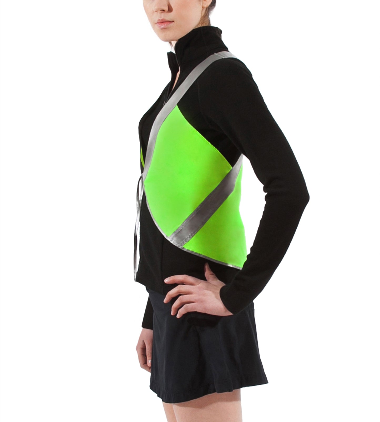 The Vespert Reflective Hi Vis Vest, Eco Lime